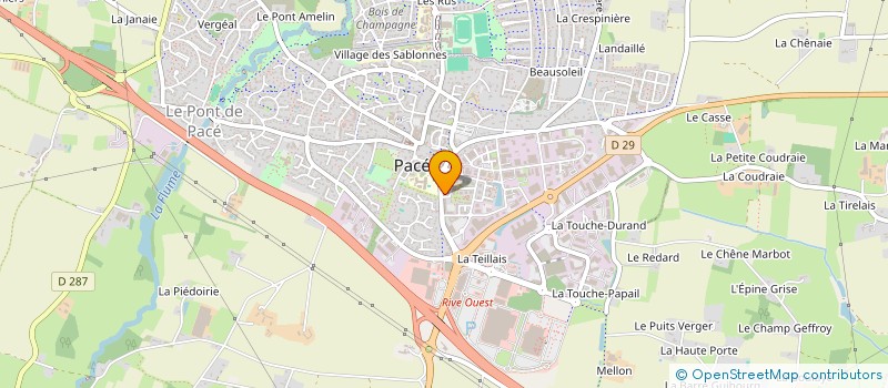 localisation de l'entreprise LAWSON à PACE
