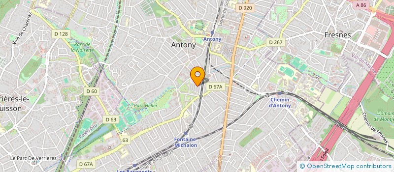 localisation de l'entreprise LAX à ANTONY