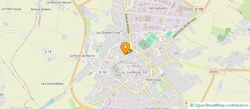 localisation de l'entreprise LAXITAS  LOUDUN