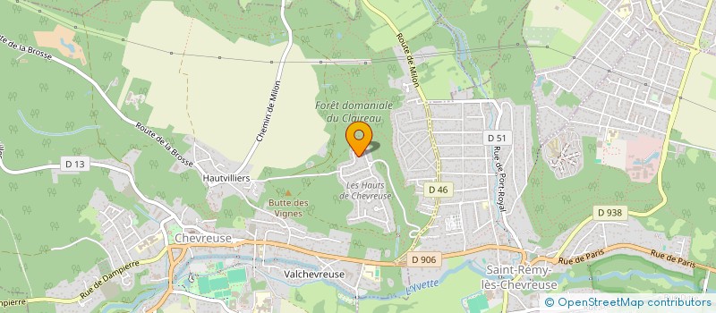 localisation de l'entreprise LAXORIA  CHEVREUSE