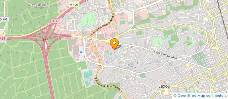 localisation de l'entreprise LAXOUVET  LAXOU