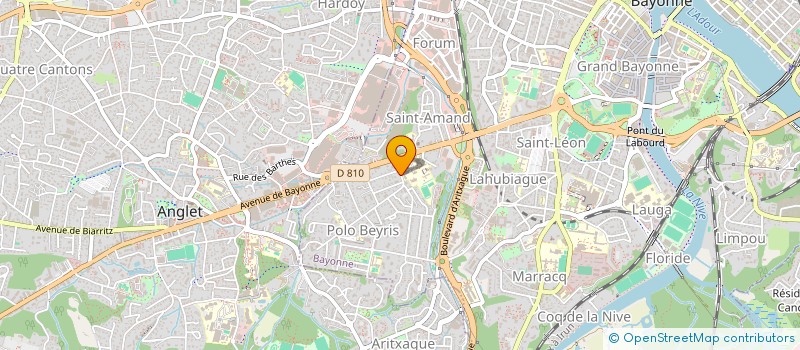 localisation de l'entreprise LAXUN à BAYONNE