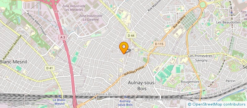localisation de l'entreprise LAY BATIMENT à AULNAY-SOUS-BOIS
