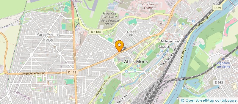 localisation de l'entreprise LAY CONSULTING à ATHIS-MONS