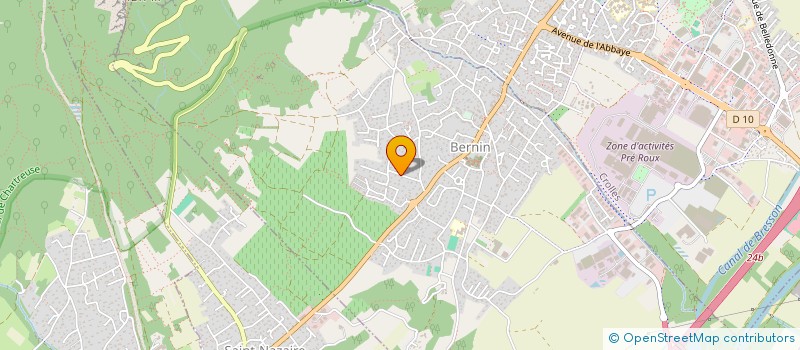 localisation de l'entreprise LAY HUGOT  BERNIN