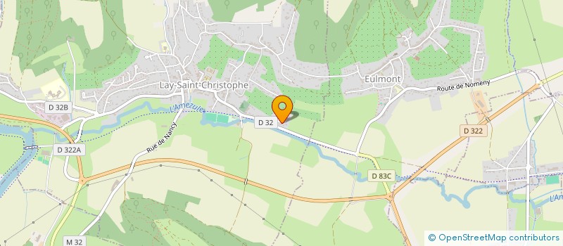 localisation de l'entreprise LAY PANIERS DE L'AMEZULE  LAY-SAINT-CHRISTOPHE