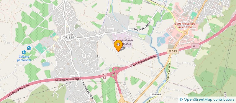 localisation de l'entreprise LAYA  POUSSAN