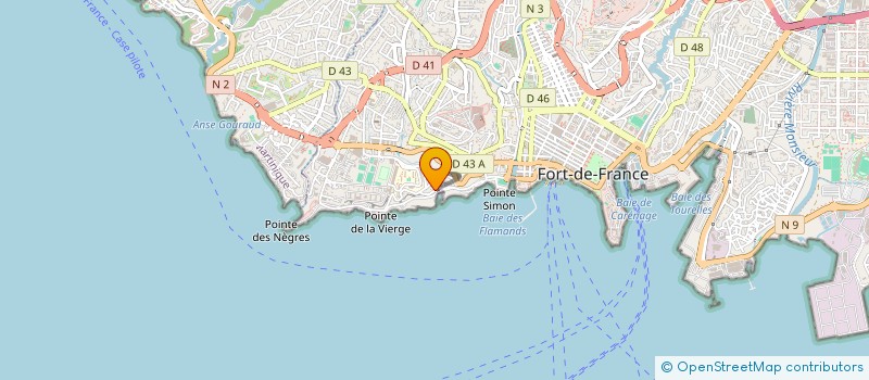localisation de l'entreprise LAYA à FORT-DE-FRANCE