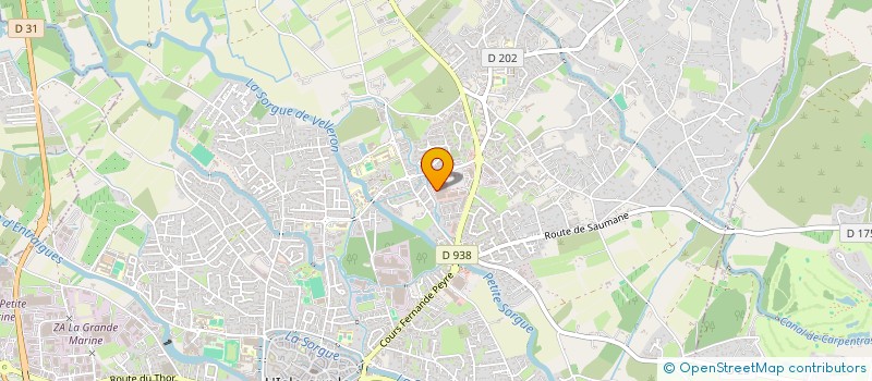 localisation de l'entreprise LAYA 84 à L'ISLE-SUR-LA-SORGUE