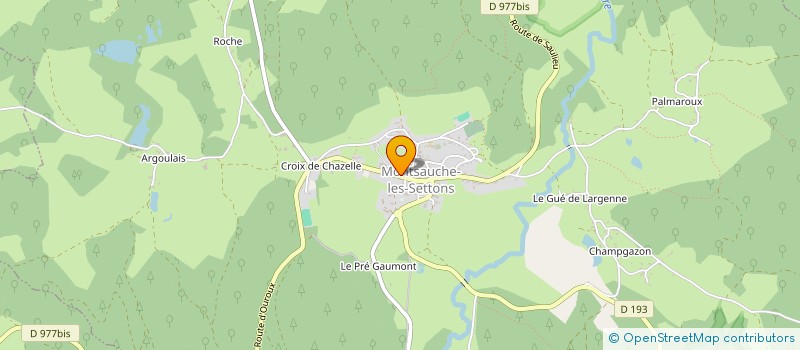 localisation de l'entreprise LAYA à MONTSAUCHE-LES-SETTONS