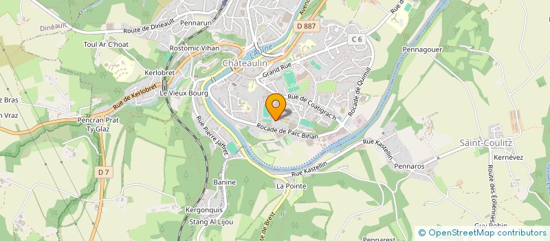 localisation de l'entreprise LAYA  CHATEAULIN