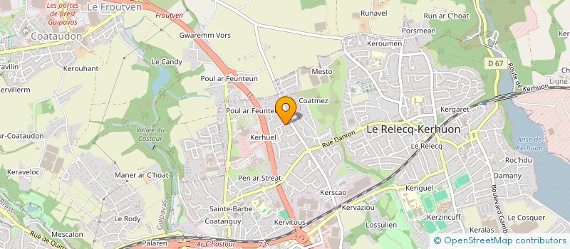 localisation de l'entreprise LAYAD  LE RELECQ-KERHUON