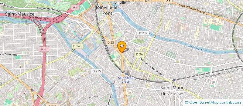 localisation de l'entreprise LAYADELICES à SAINT-MAUR-DES-FOSSES