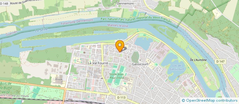 localisation de l'entreprise LAYALCOUTURE  MANTES-LA-JOLIE