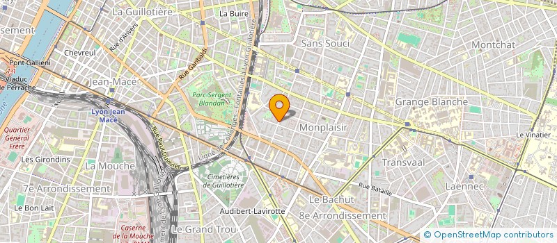 localisation de l'entreprise LAYALINA  LYON