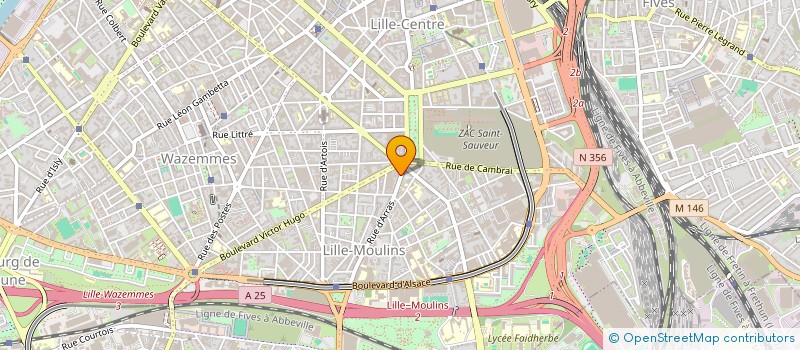 localisation de l'entreprise LAYALINA à LILLE