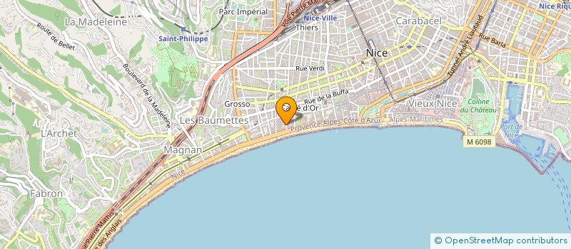 localisation de l'entreprise LAYALINA à NICE