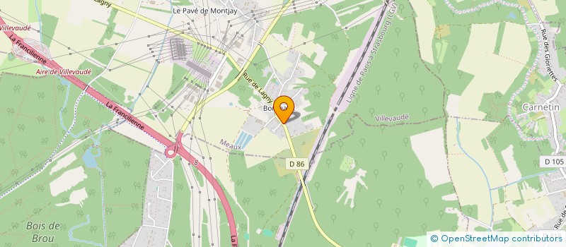 localisation de l'entreprise LAYANA à VILLEVAUDE