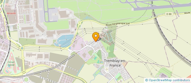 localisation de l'entreprise LAYANCARGO à TREMBLAY-EN-FRANCE