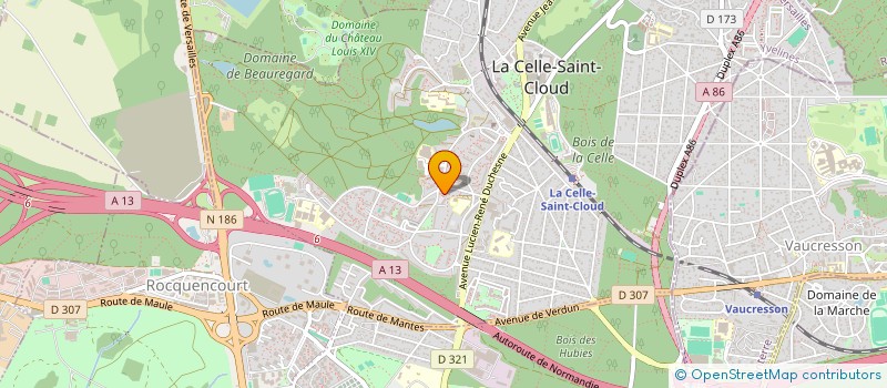 localisation de l'entreprise LAYANE  LA CELLE-SAINT-CLOUD