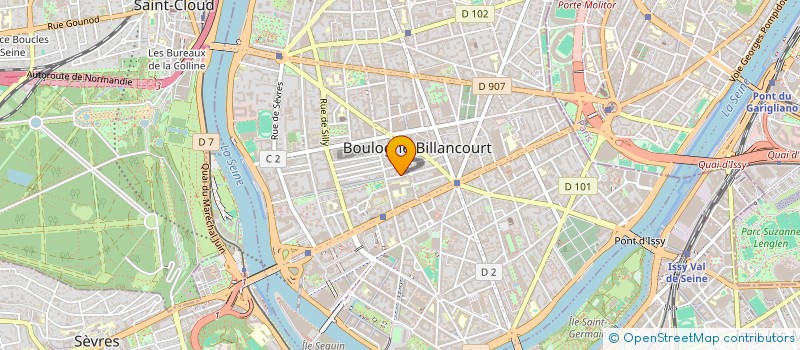 localisation de l'entreprise LAYANE à BOULOGNE-BILLANCOURT
