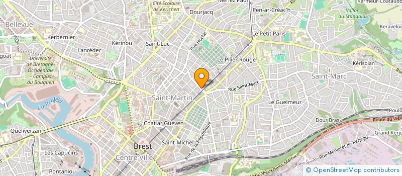 localisation de l'entreprise LAYBA à BREST