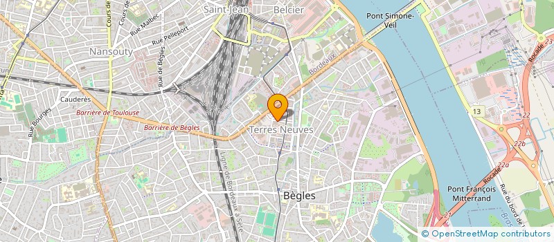 localisation de l'entreprise LAYE CORPORATION à BEGLES