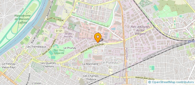 localisation de l'entreprise LAYE EVENEMENTIEL à SARTROUVILLE