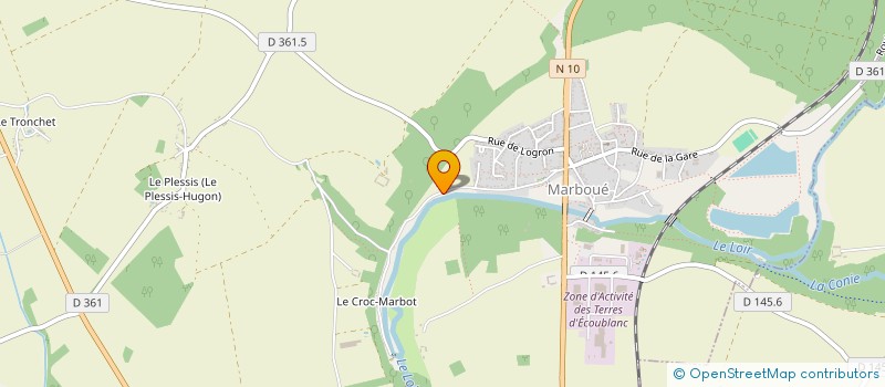 localisation de l'entreprise LAYE IMMO à MARBOUE