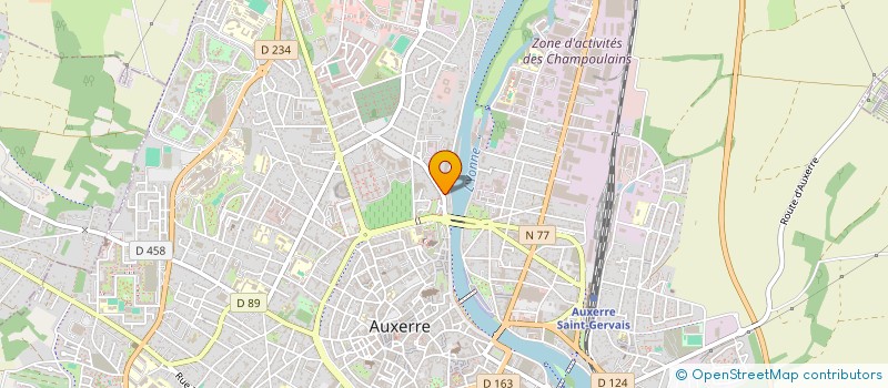 localisation de l'entreprise LAYER BUREAUTIQUE ET INFORMATIQUE  AUXERRE