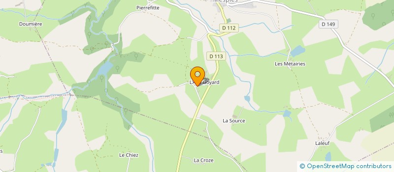 localisation de l'entreprise LAYGUE VALENTIN  MESPLES