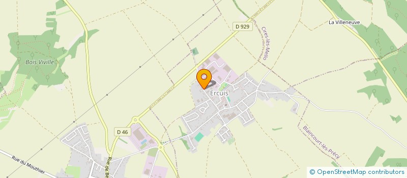 localisation de l'entreprise LAYLA  ERCUIS