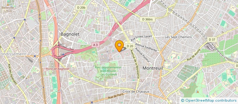 localisation de l'entreprise LAYLA FRUITS à MONTREUIL