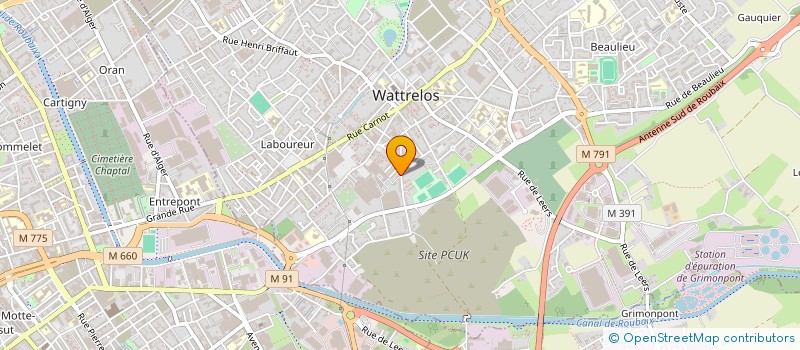 localisation de l'entreprise LAYMET CONSULTING  WATTRELOS