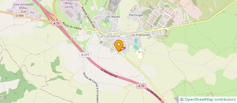 localisation de l'entreprise LAYRAL MATHIEU IMMO  LA CAVALERIE