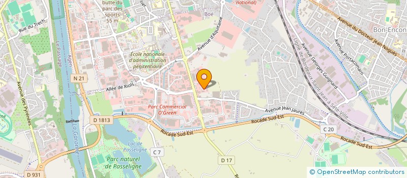 localisation de l'entreprise LAYSSAC AUTOMOBILES  BOE