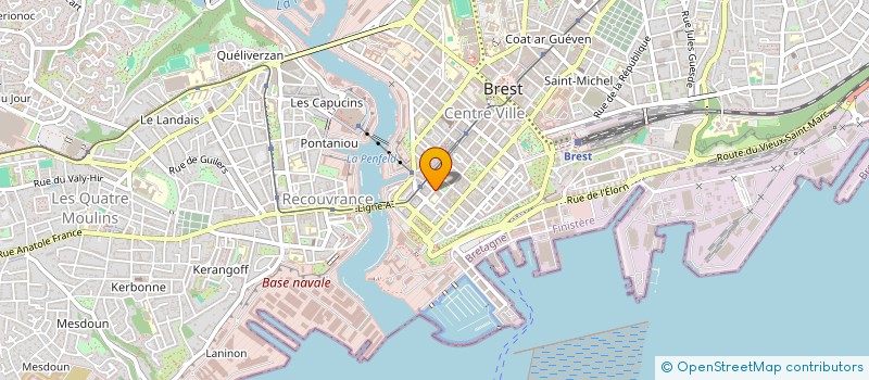 localisation de l'entreprise LAZ 29 à BREST