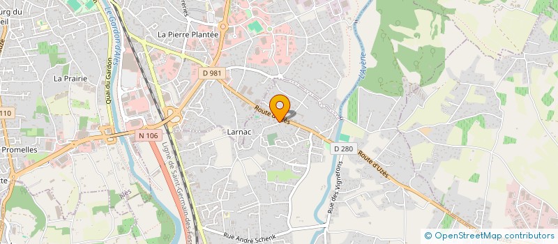 localisation de l'entreprise LAZ  SAINT-HILAIRE-DE-BRETHMAS