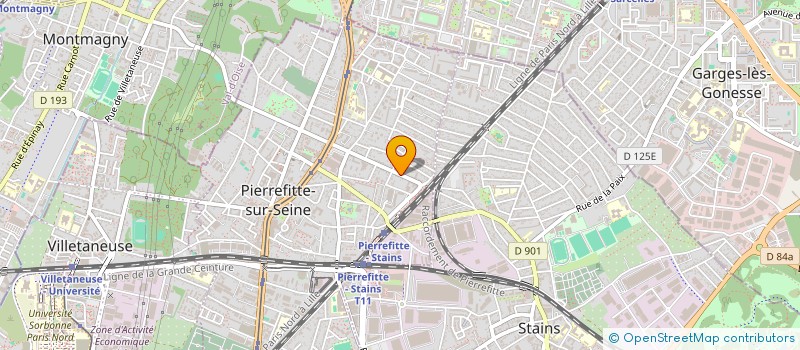localisation de l'entreprise LAZ BARBER à PIERREFITTE-SUR-SEINE