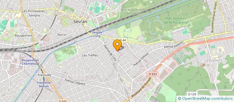 localisation de l'entreprise LAZ BATIMENT à SEVRAN