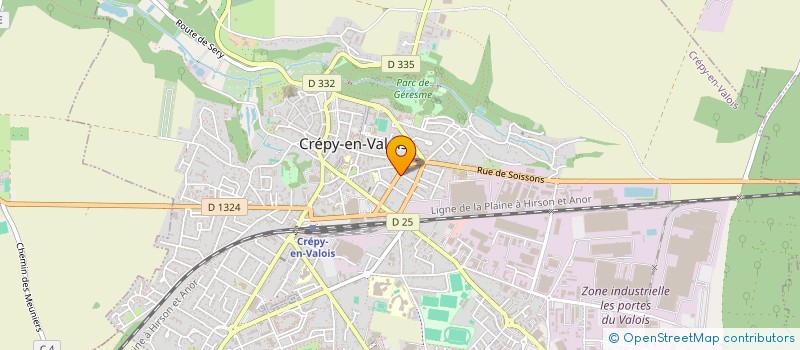 localisation de l'entreprise LAZ COMPANY  CREPY-EN-VALOIS