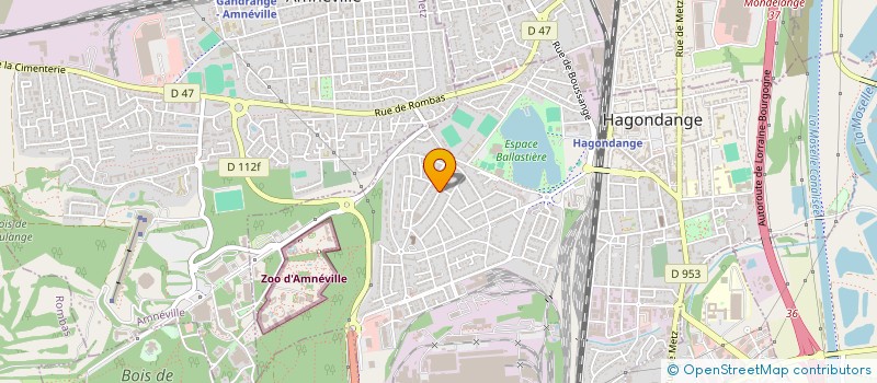 localisation de l'entreprise LAZ EXPRESS  HAGONDANGE