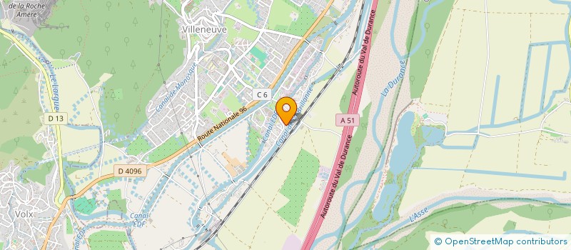 localisation de l'entreprise LAZ IMMO  VILLENEUVE