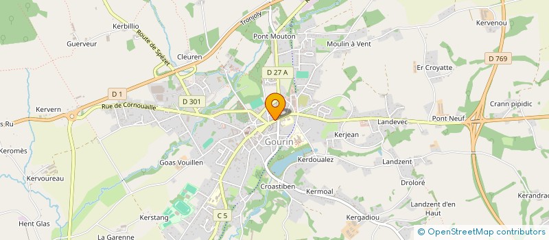 localisation de l'entreprise LAZ'IMUT  GOURIN
