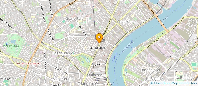 localisation de l'entreprise LAZ INVEST  BORDEAUX