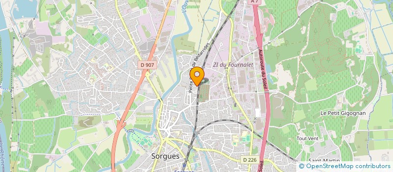 localisation de l'entreprise LAZ PRESTIGE DRIVER  SORGUES