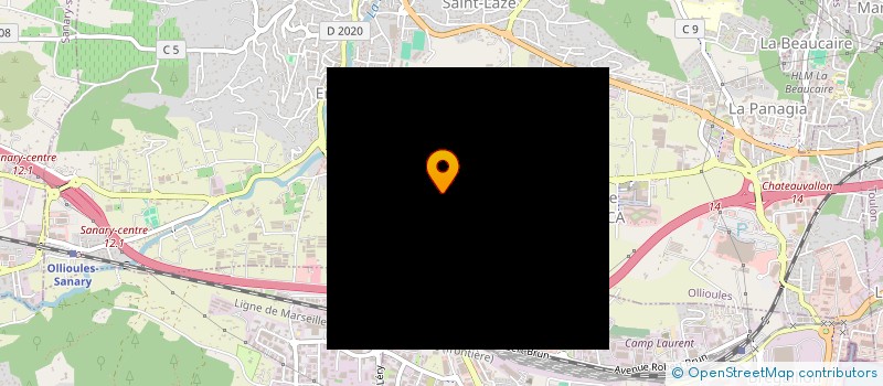 localisation de l'entreprise LAZ-PRO à OLLIOULES