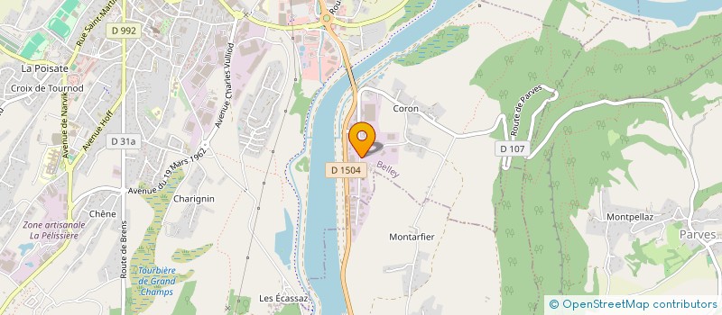 localisation de l'entreprise LAZ'R GRAVURE  BELLEY