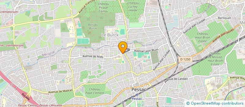 localisation de l'entreprise LAZ ROMAZ PIZZAZ à PESSAC