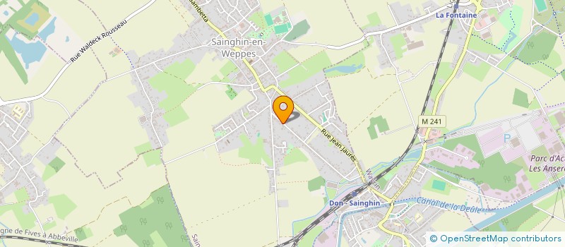 localisation de l'entreprise LAZA IMMO  SAINGHIN-EN-WEPPES